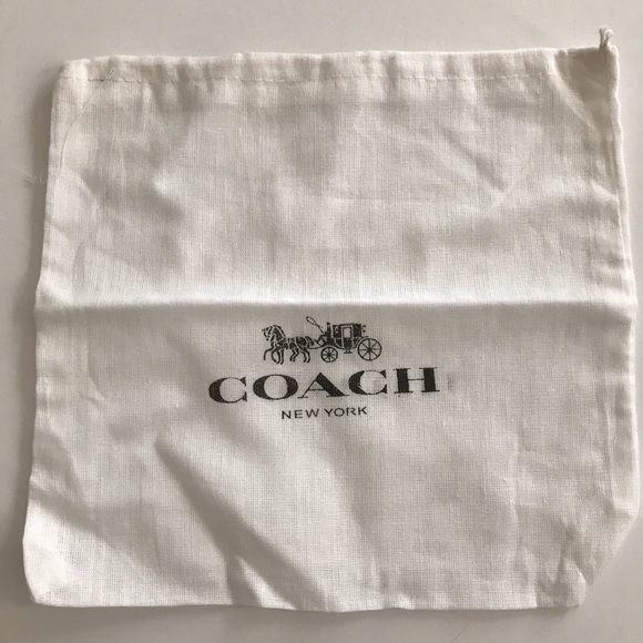 Coach white drawstring jewelry pouch - Picture 2 of 6